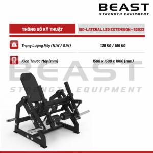 Máy đá đùi Beast Iso Lateral Leg Extension
