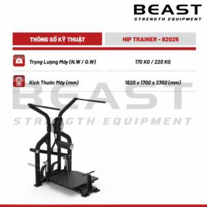 Máy tập mông Beast Hip Trainer