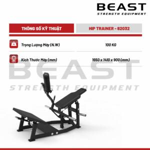 Máy tập mông Beast Hip Trainer