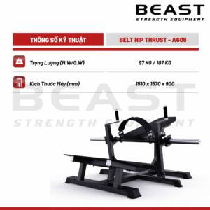Máy tập mông A600 Series Belt Hip Thrust A608