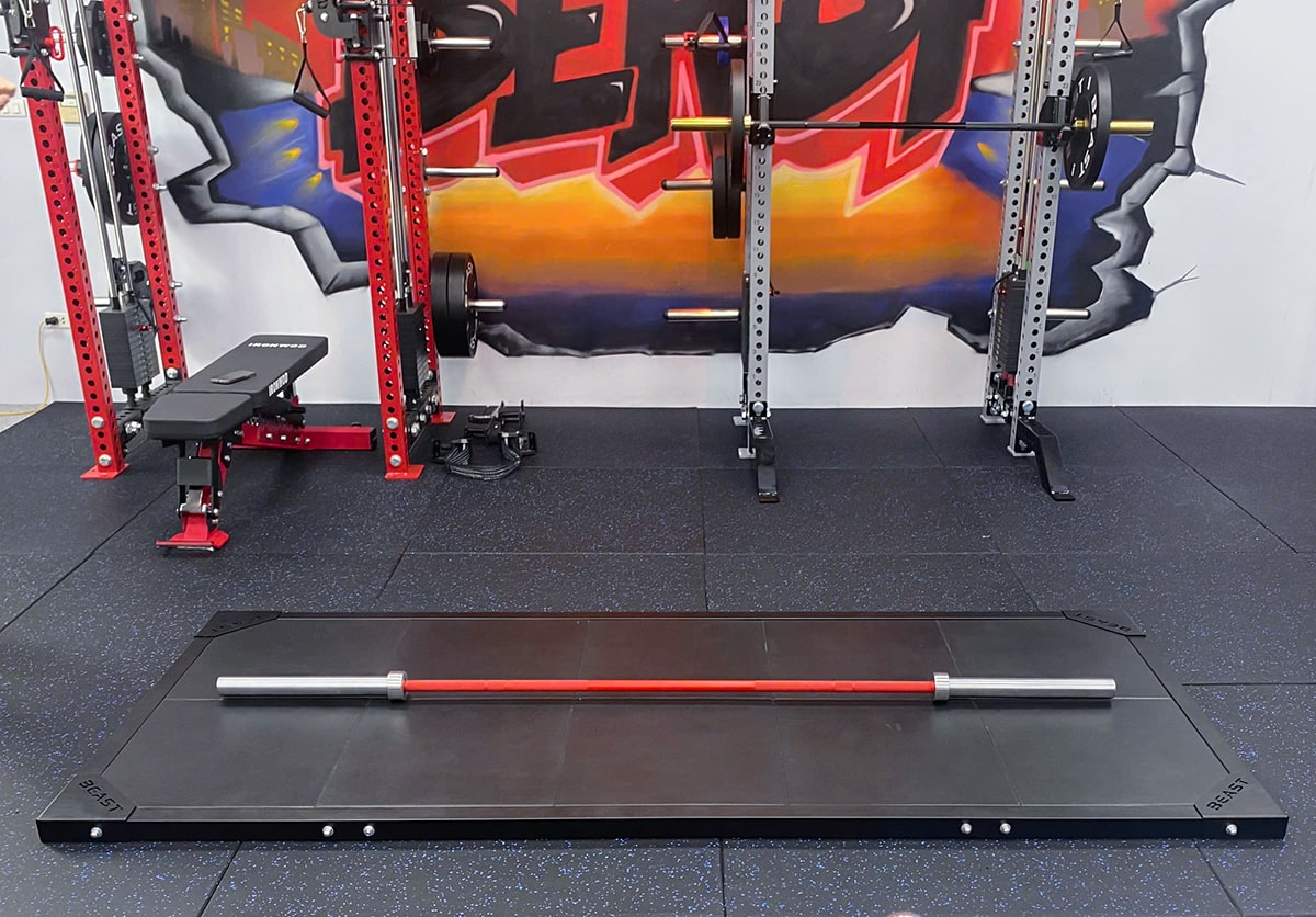 Sàn Deadlift Beast Deadlift Platform 7 sàn deadlift beast deadlift platform và thanh đòn beast training barbell