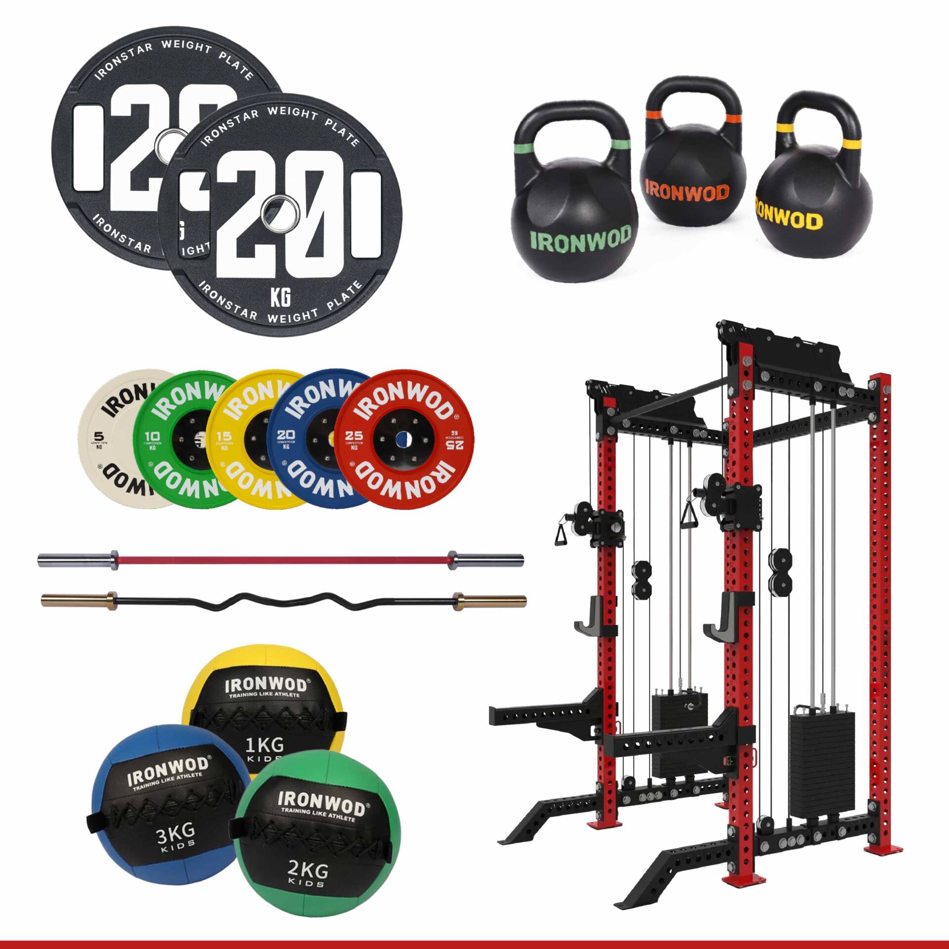 Nhóm thiết bị tập tạ - Free weight: beast strength