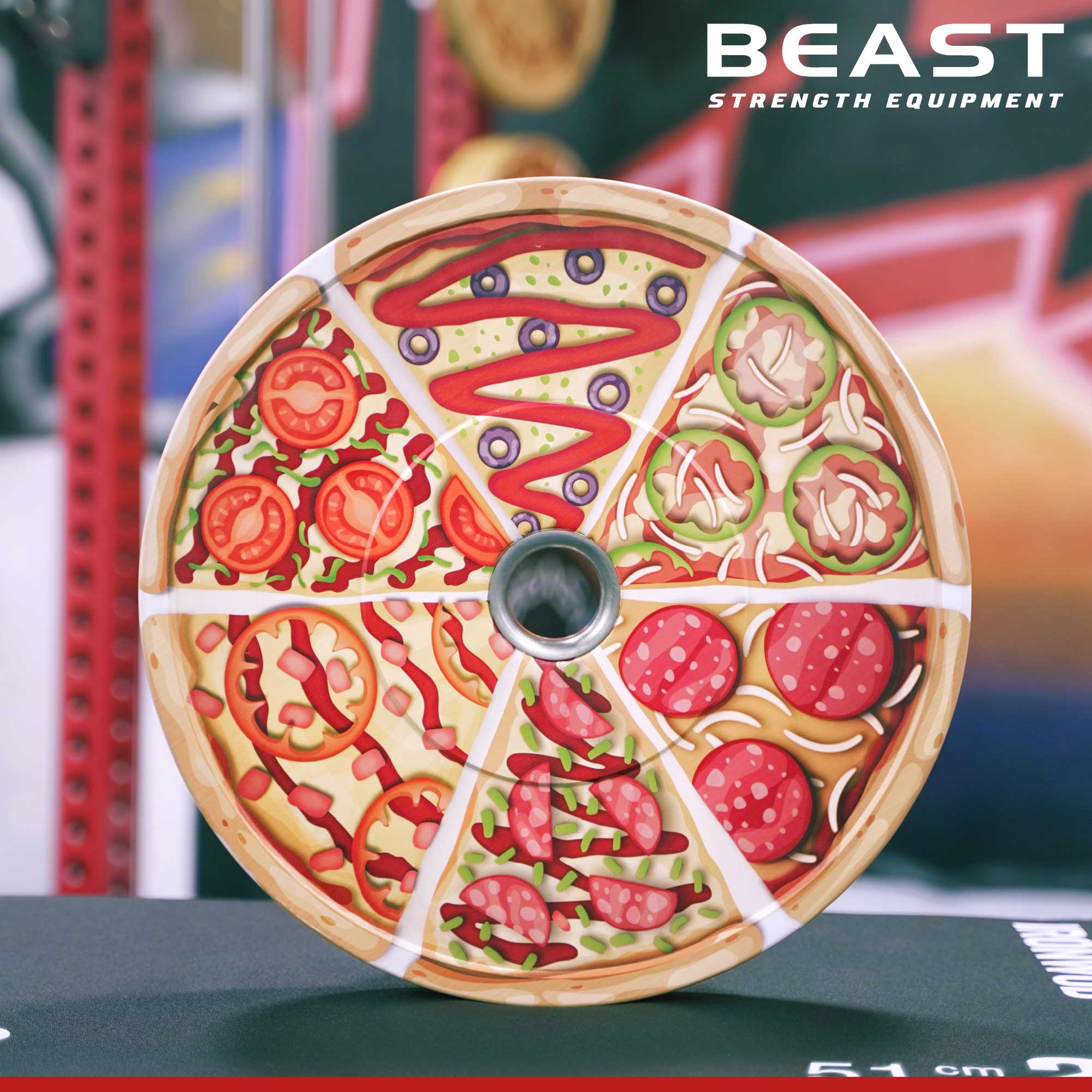 Bánh tạ Pizza - Beast Bumper Plate 3 Bánh tạ Pizza - Beast Bumper Plate