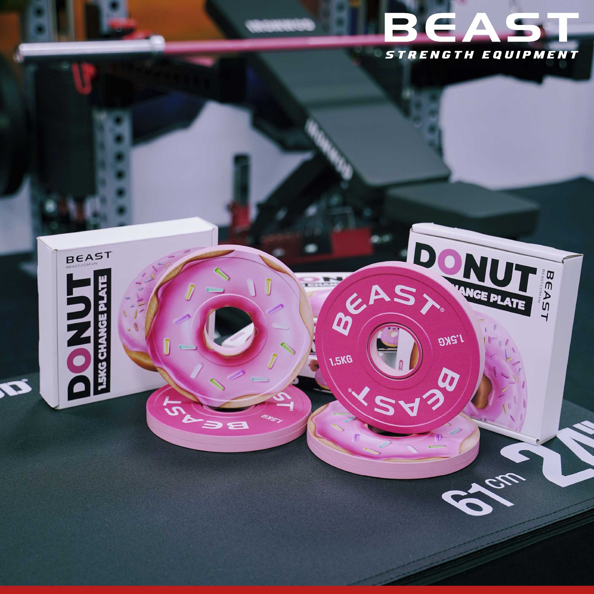 Bánh tạ Donut - Beast Change Plate