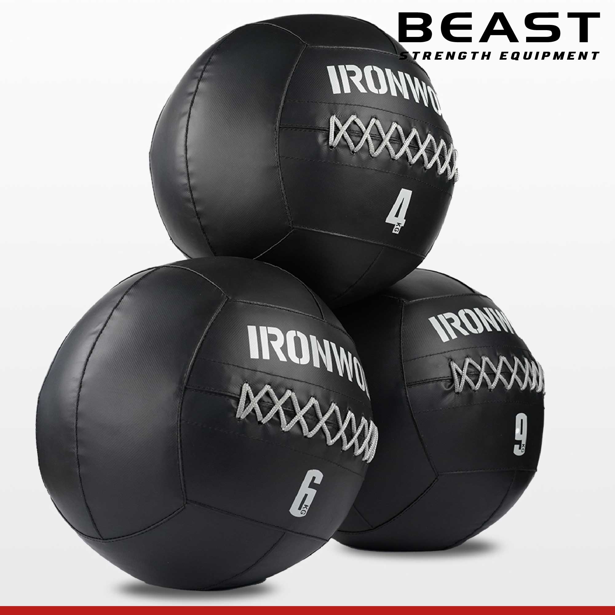 Bóng ném tường Ironwod Black Wall Ball