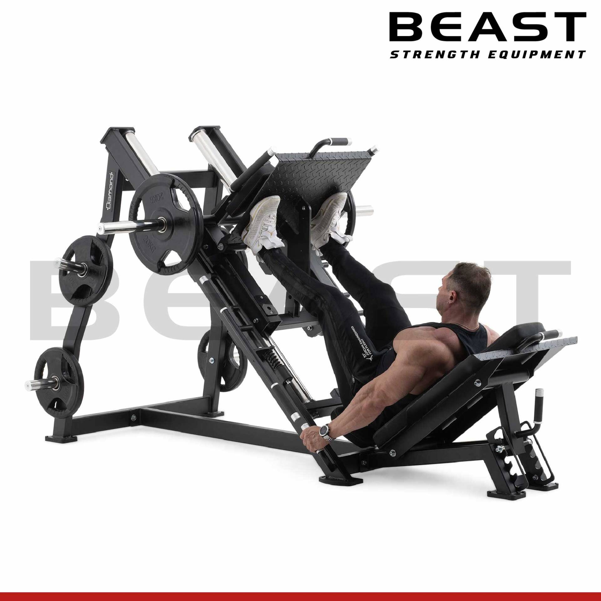 Máy tập chân S500 Diamond Leg Press & Hack Squat 4 Máy tập chân S500 Diamond Leg Press & Hack Squat