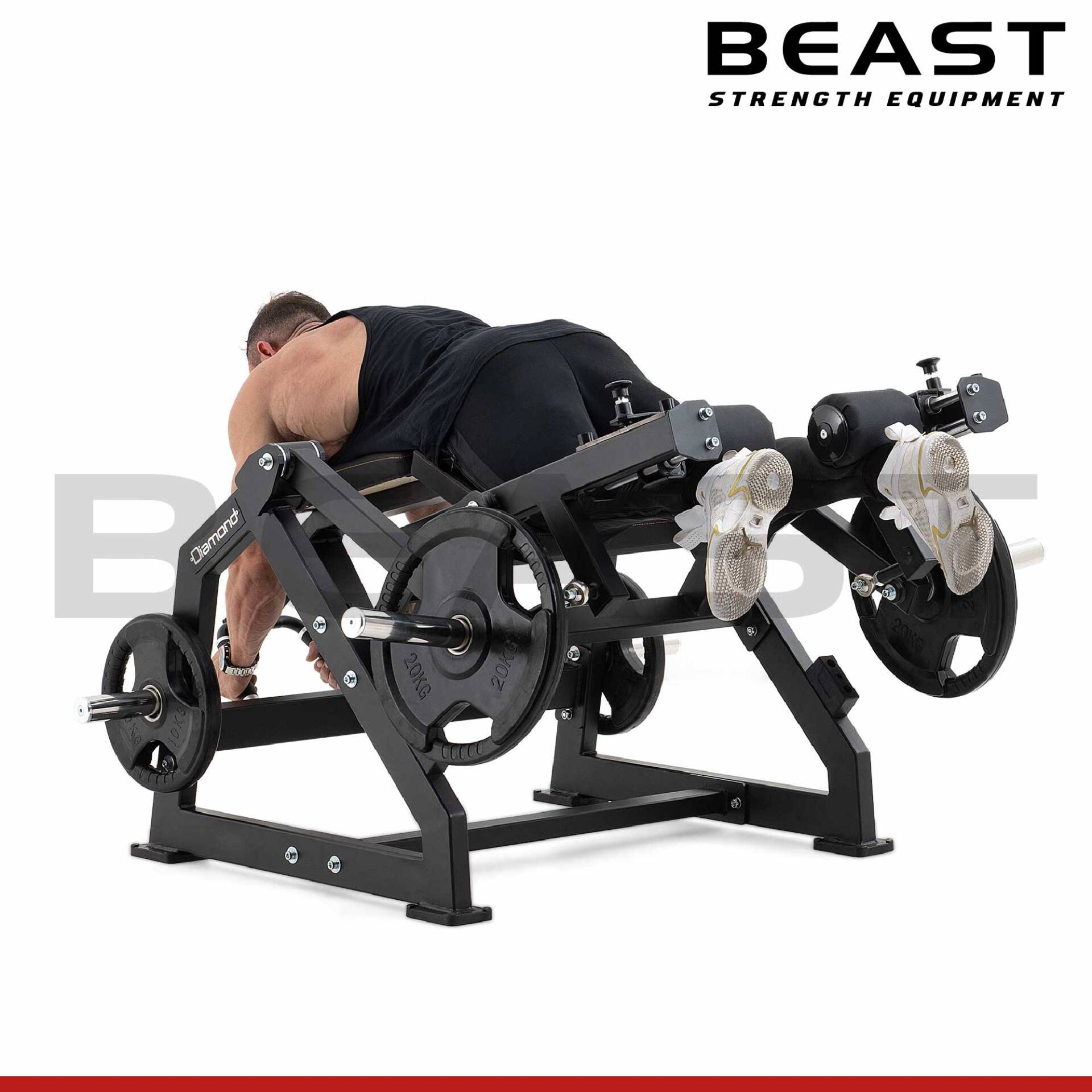 Máy tập chân S500 Diamond Lying Leg Curl