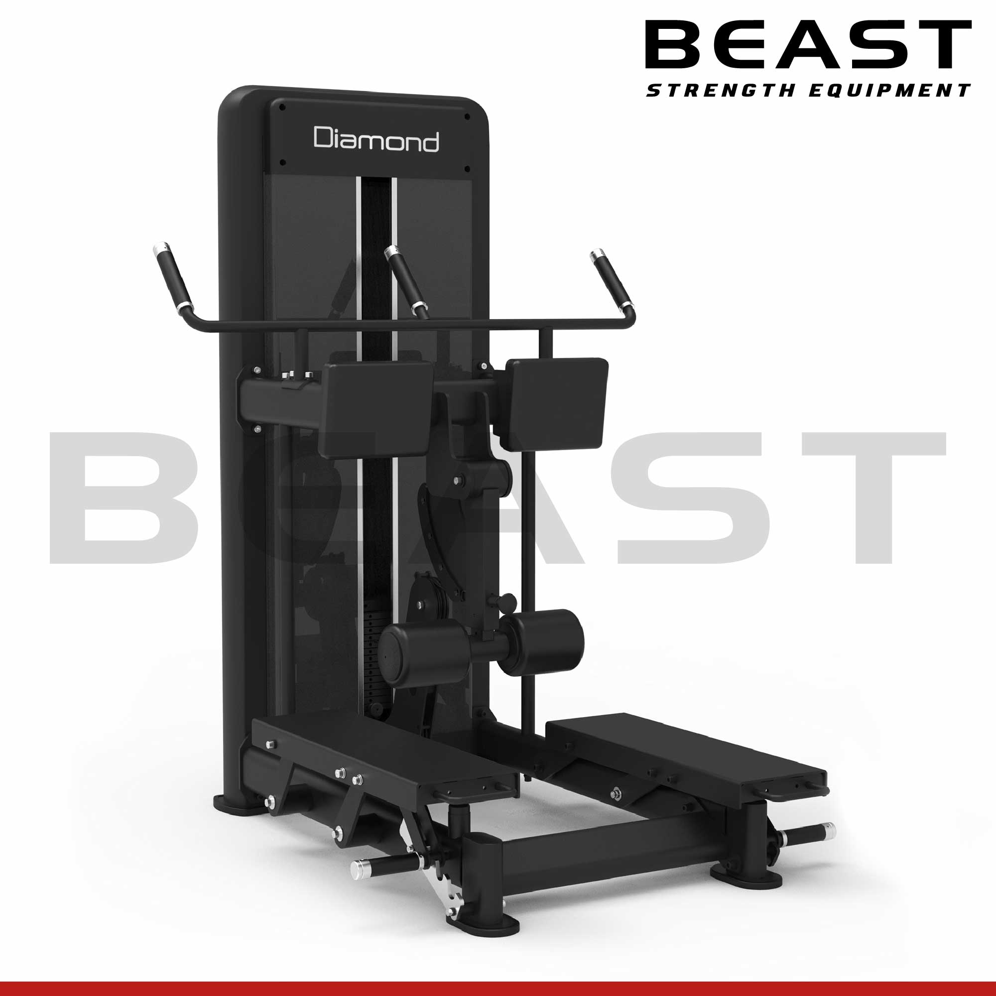 Máy đứng cuộn chân S550 Diamond Standing Leg Curl