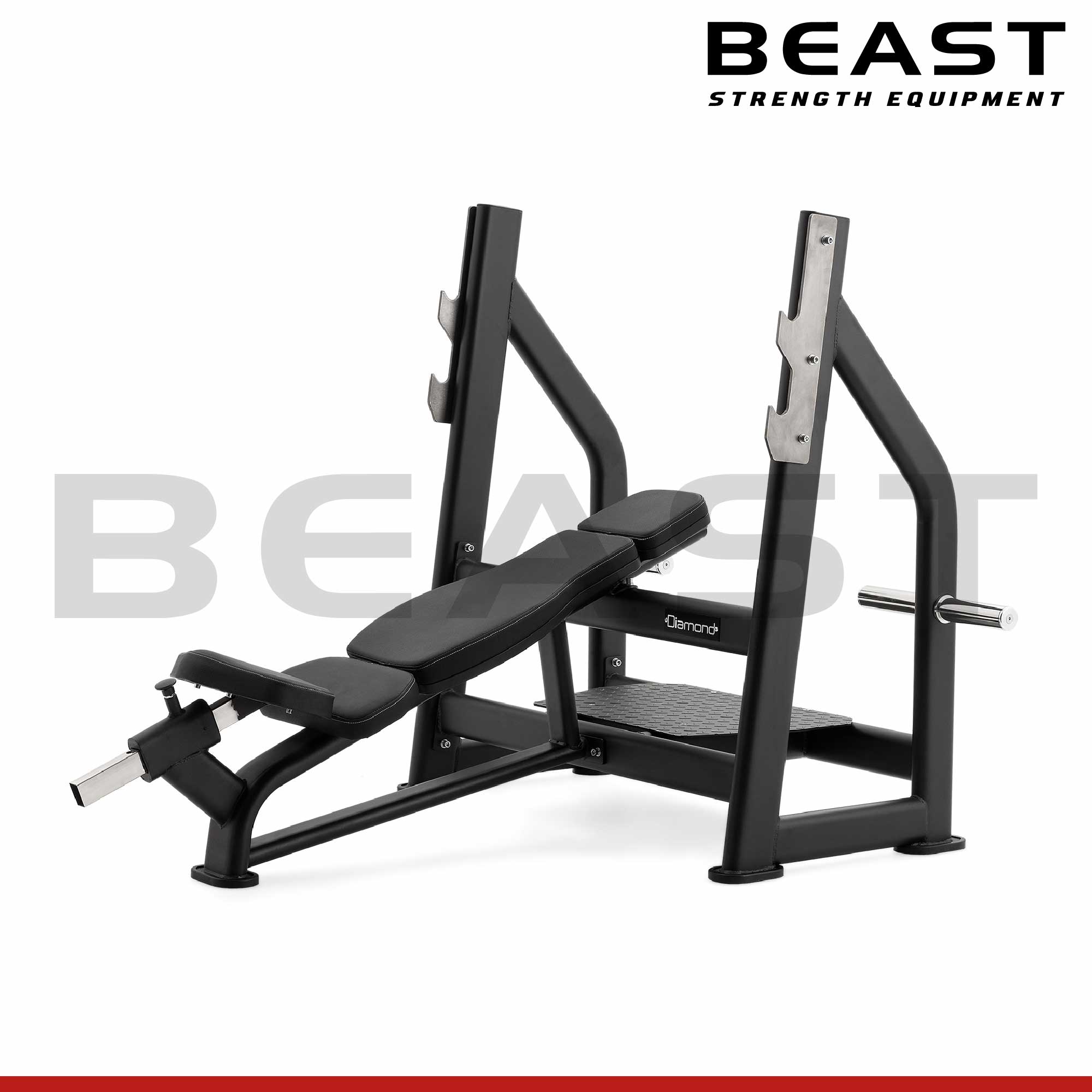 Ghế đẩy ngực dốc S550 Diamond Incline Olympic Bench