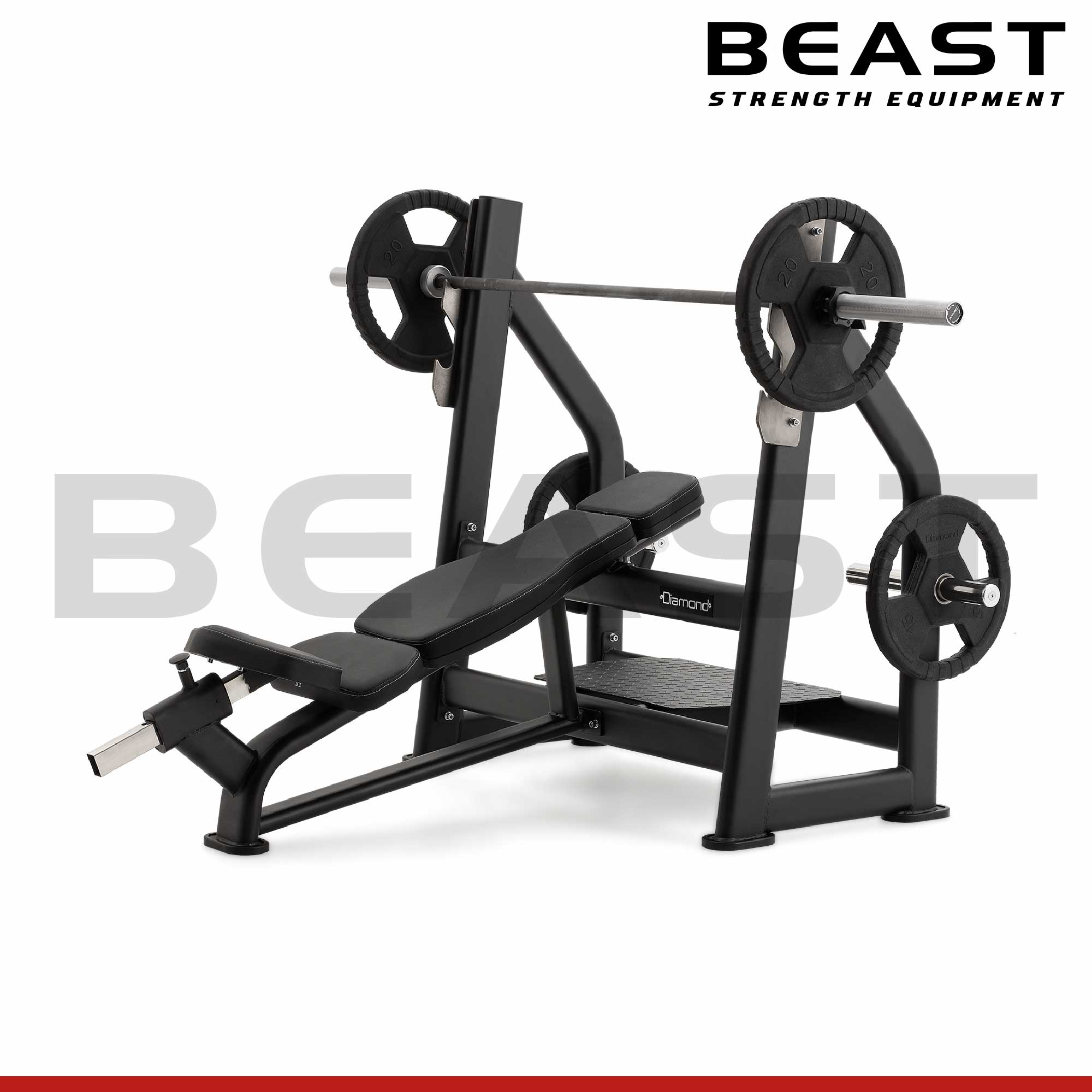 Ghế đẩy ngực dốc S550 Diamond Incline Olympic Bench